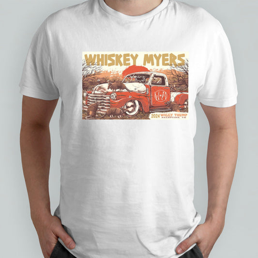 April 20s, 2024 Whiskey Myers Palestines, TX Tour Poster shirts