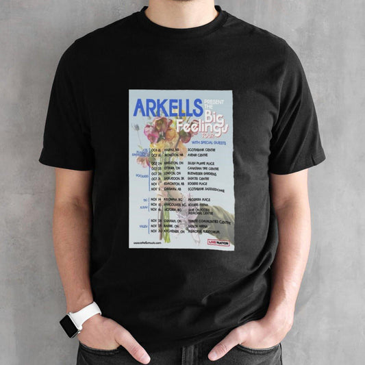 Arkells Big Feelings Tour 2024 T-shirts