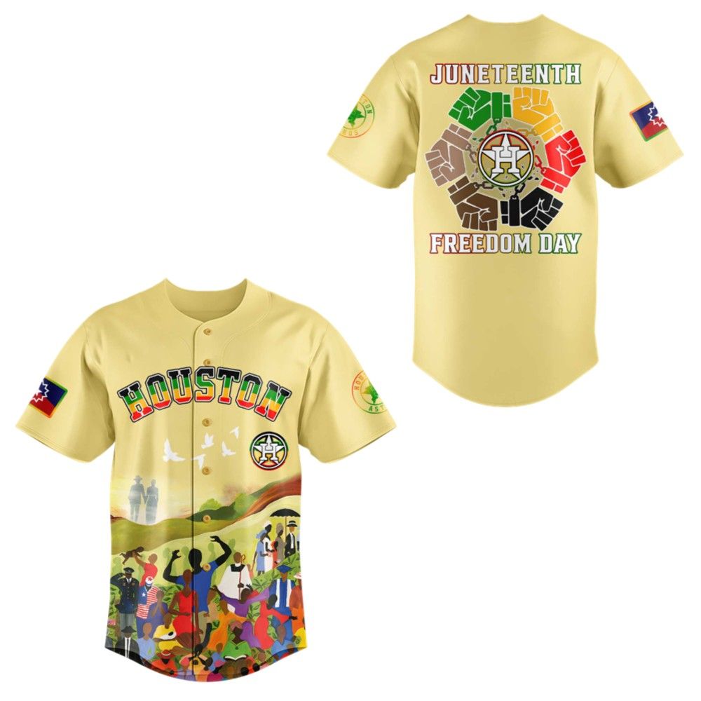 Astros Juneteenth Freedom Day 2025 Jersey - Grishko.com