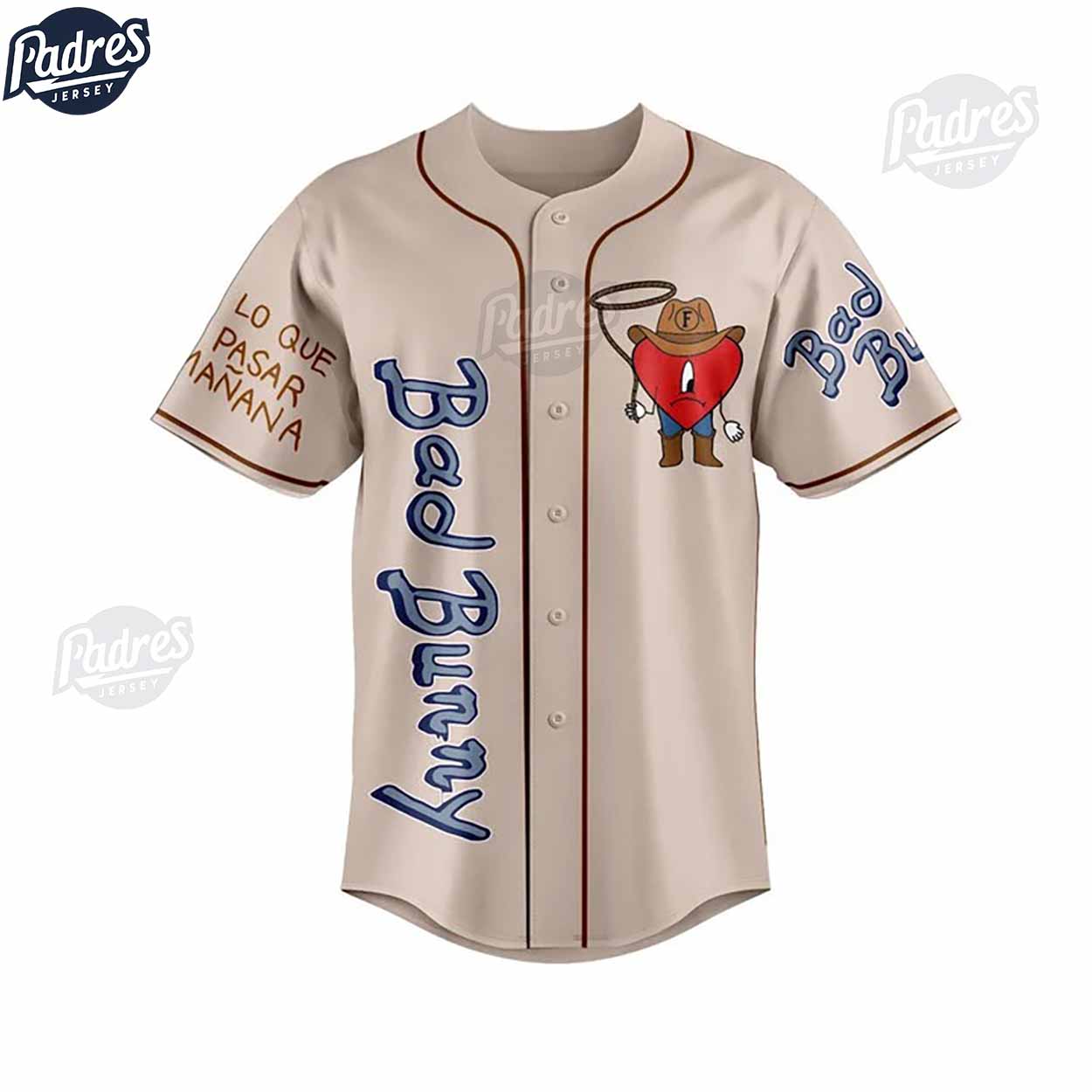 Bad Bunny Nadie Sabe Baseball Jersey - Padres Jersey Oasis: Elevate Your Baseball Style Game
