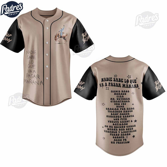 Bad Bunny Nadie Sabe Lo Que Va A Pasar Manana Baseball Jersey - Padres Jersey Oasis: Elevate Your Baseball Style Game