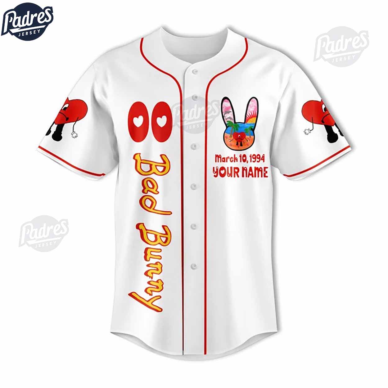 Bad Bunny Yo Estoy Puesto Pa Ti Y Tu Te Me Quitas Baseball Jersey - Padres Jersey Oasis: Elevate Your Baseball Style Game
