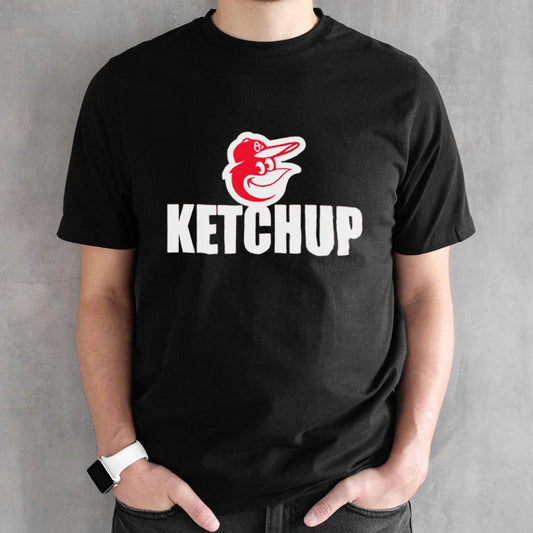 Baltimore Orioles Hot Dog Race Ketchup Shirts