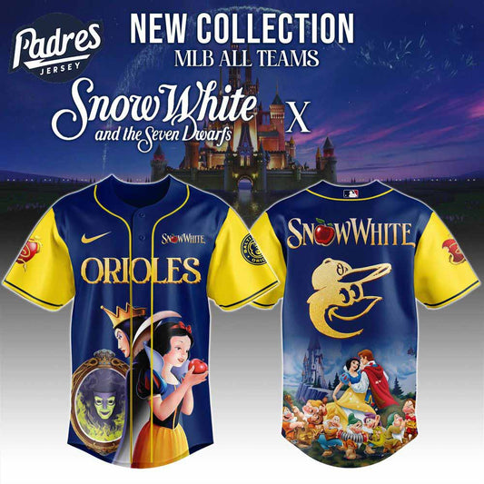 Baltimore Orioles MLB x Snow White Baseball Jersey 2025 - Padres Jersey Oasis: Elevate Your Baseball Style Game
