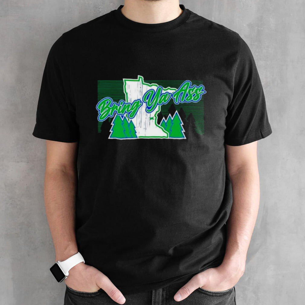 Basketball Minnesota Bring Ya Ass Vintage Retro T-shirt