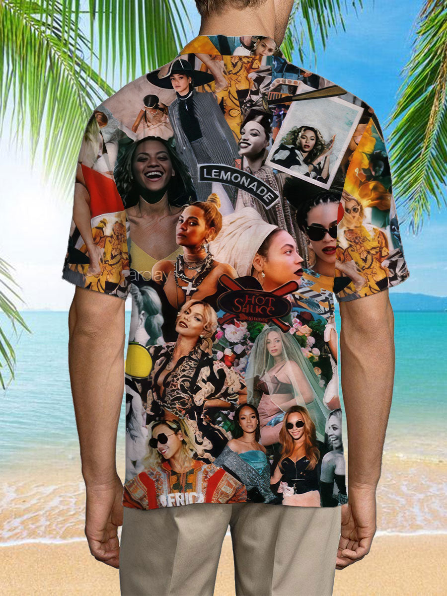 Beyonce 90s Vintage Collage Hawaii Shirt 2510