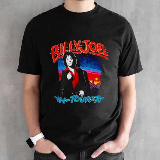 Billy Joel on tour sâ€™78 shirts