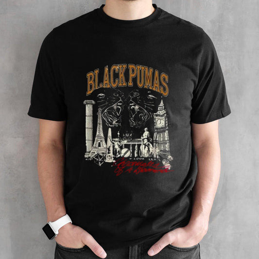 Black Pumas Uk â€“ Eu Tour T-shirt