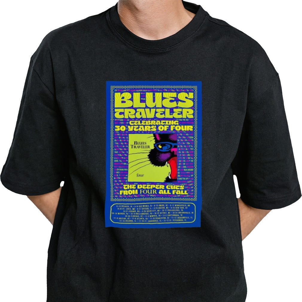 Blues Traveler Celeb 30 Years Of Four Tour 2024 Poster Shirt