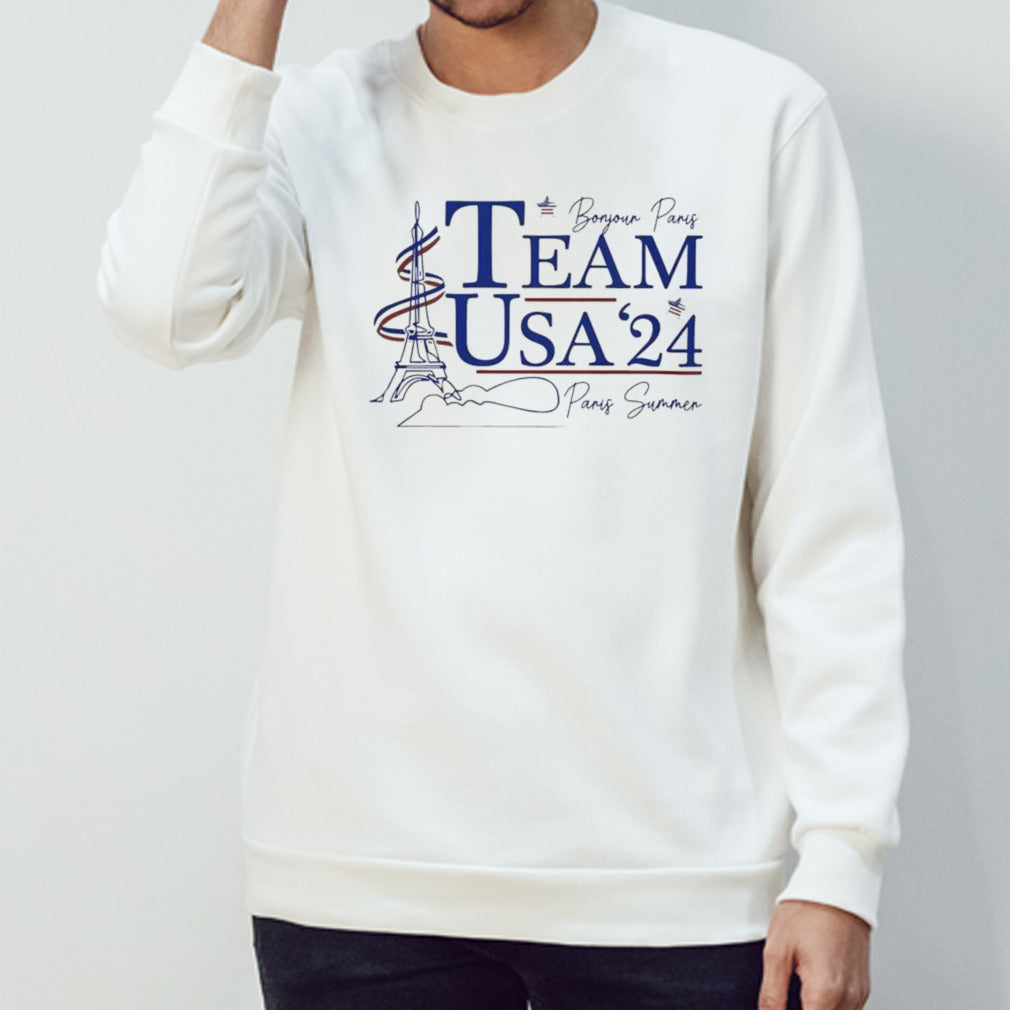 Bonjour Paris Team USA 2024 T-shirt