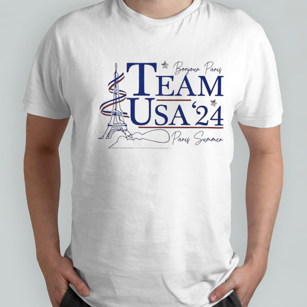 Bonjour Paris Team USA 2024 T-shirt