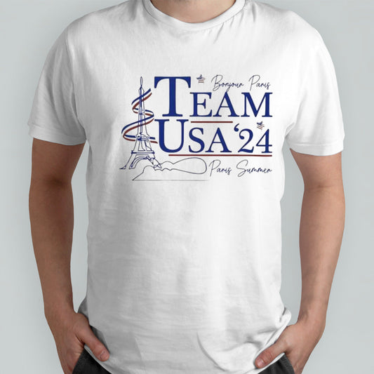 Bonjour Paris Team USA 2024 T-shirt