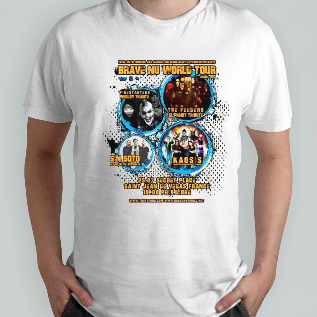 Brave Nu World Tour 2024 T-shirt