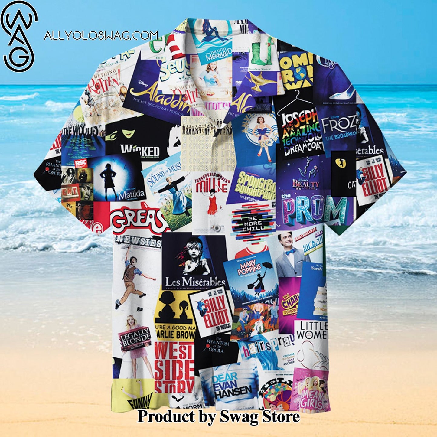 Broadway Musical Vintage Hawaiian Shirt
