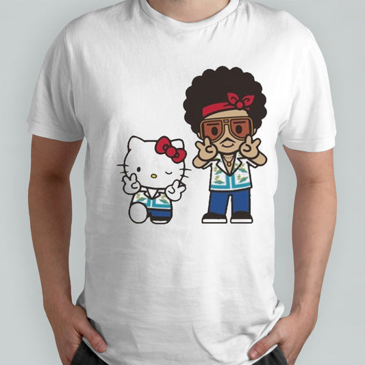 Bruno Mars X Hello Kitty January 6-26 2024 Japan Tour shirt