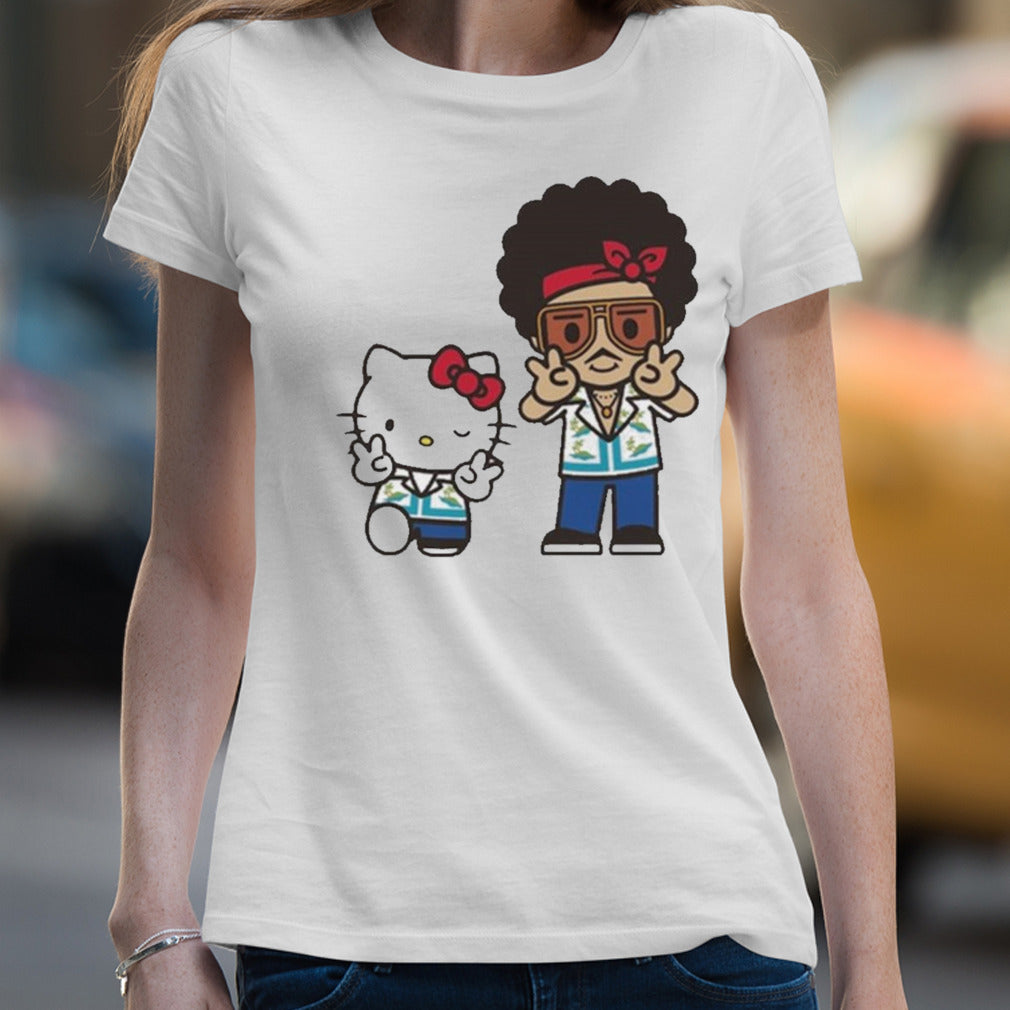 Bruno Mars X Hello Kitty January 6-26 2024 Japan Tour shirt