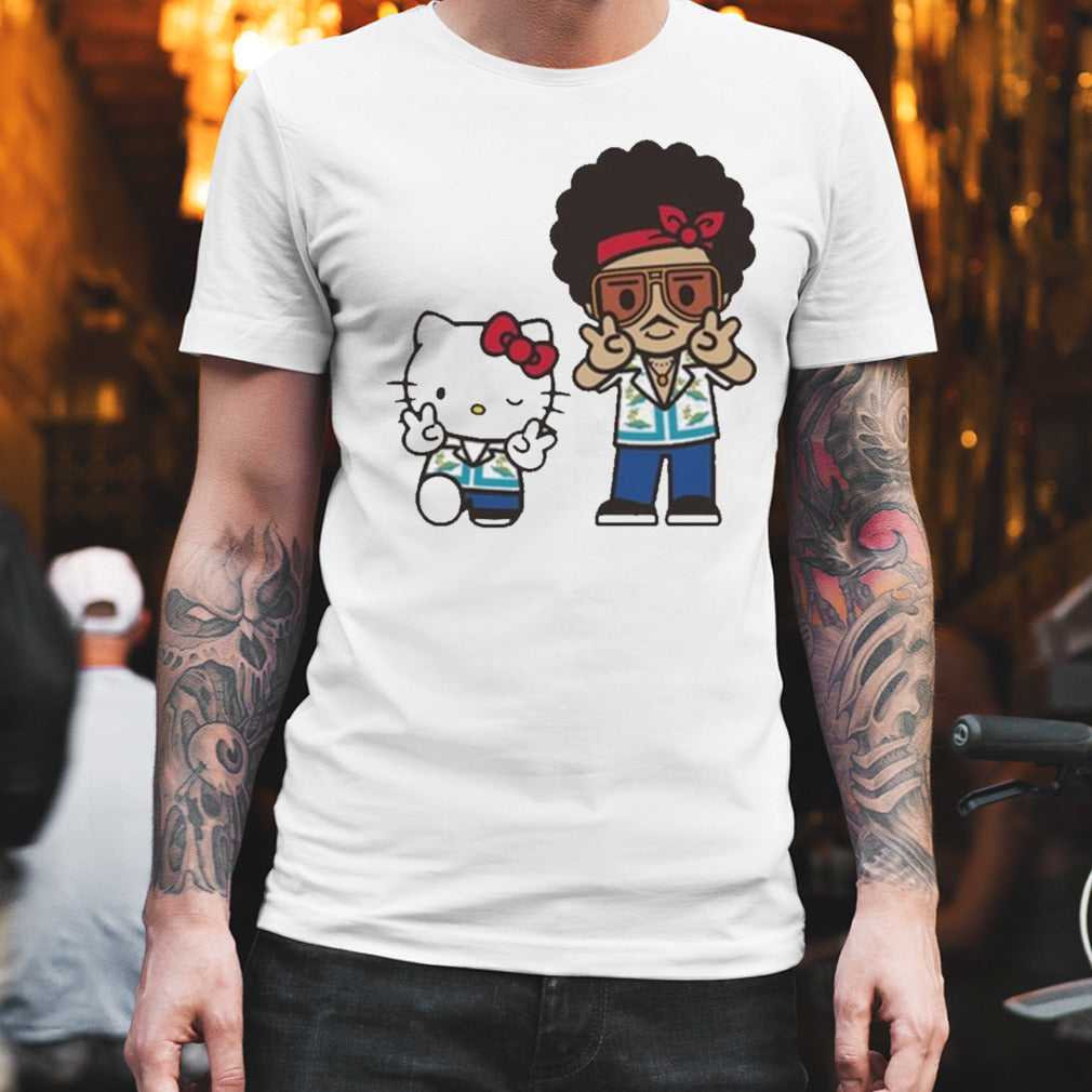 Bruno Mars X Hello Kitty January 6-26 2024 Japan Tour shirt