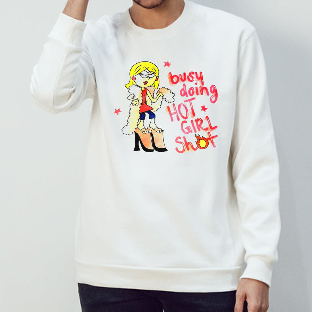 Busy doing hot girl shot shirt