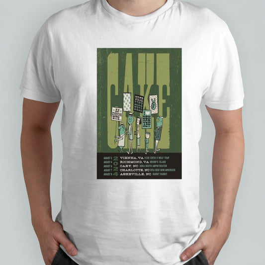 Cake concert tour August 2024 shirts