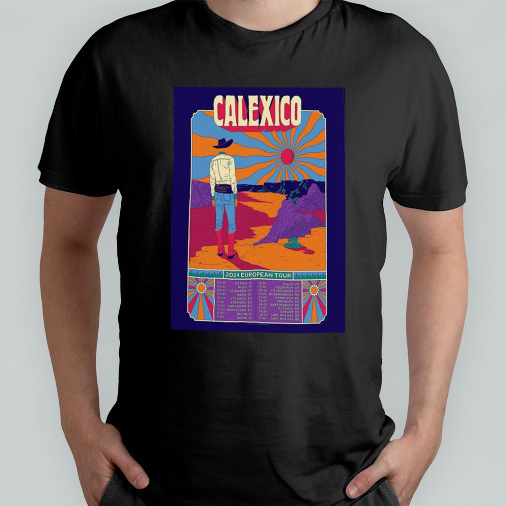 Calexico 2024 European Tour Poster shirt