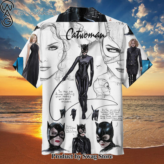 Catwoman Beach Holiday Hawaiian Shirt