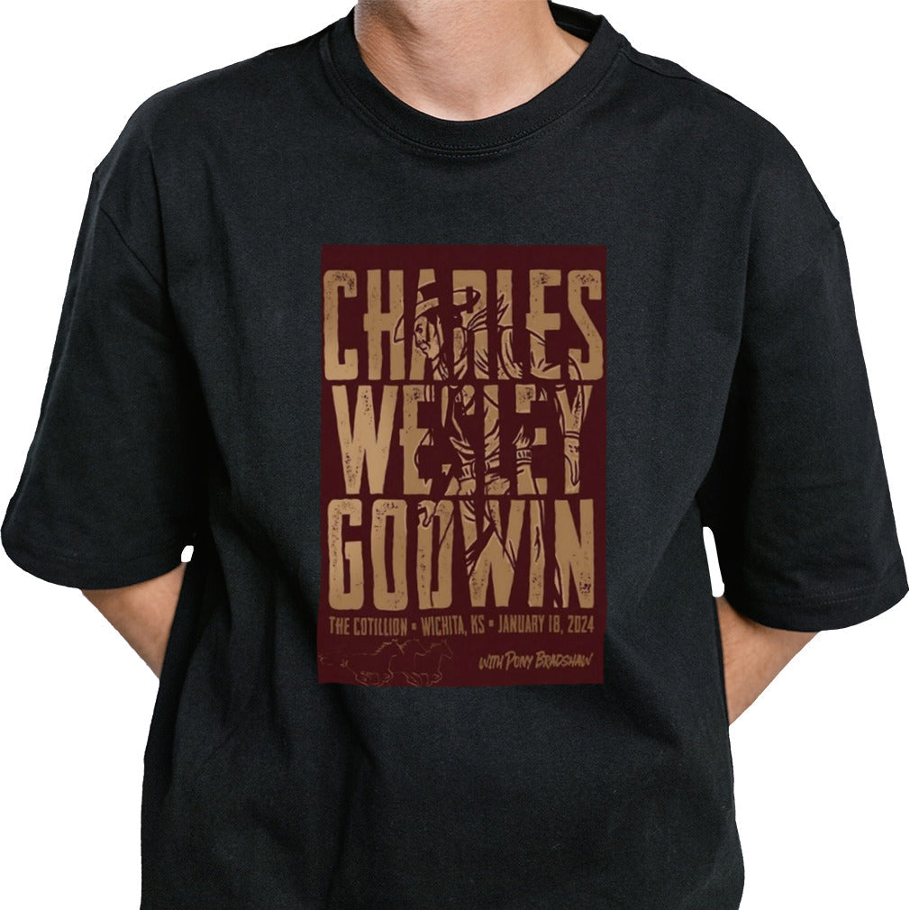 Charles Wesley Godwin Wichita, KS Tour 2024 Poster Shirt