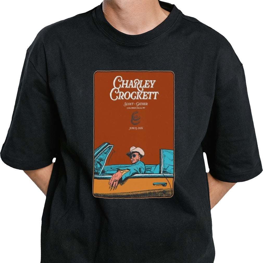 Charley Crockett Tour In Columbia Falls MT On June 15 2024 Shirt