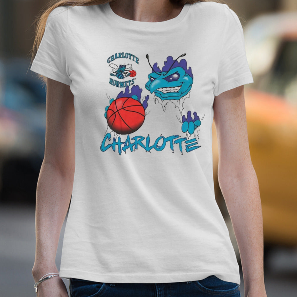 Charlotte Hornets 90s Vintage Basketball shirt