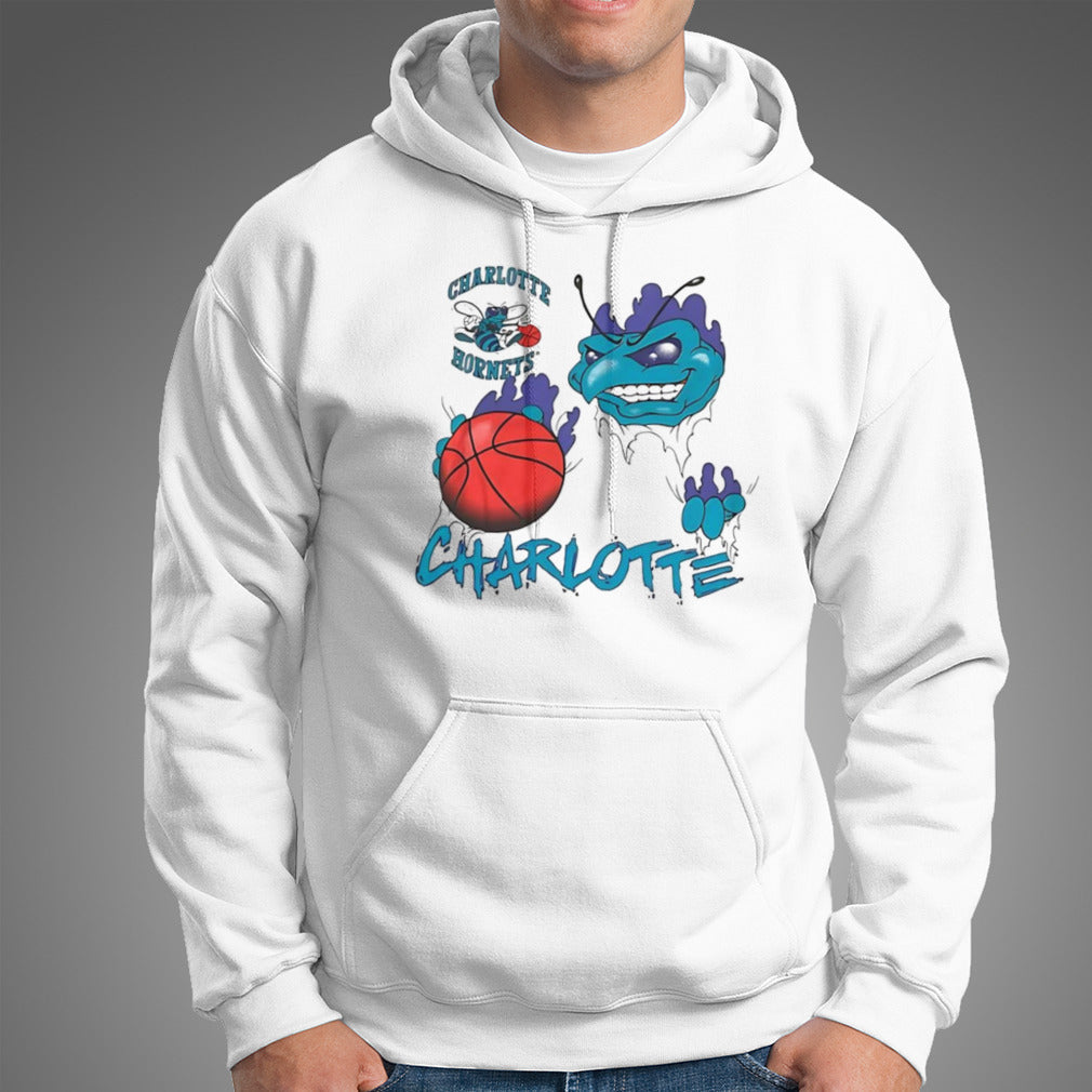 Charlotte Hornets 90s Vintage Basketball shirt