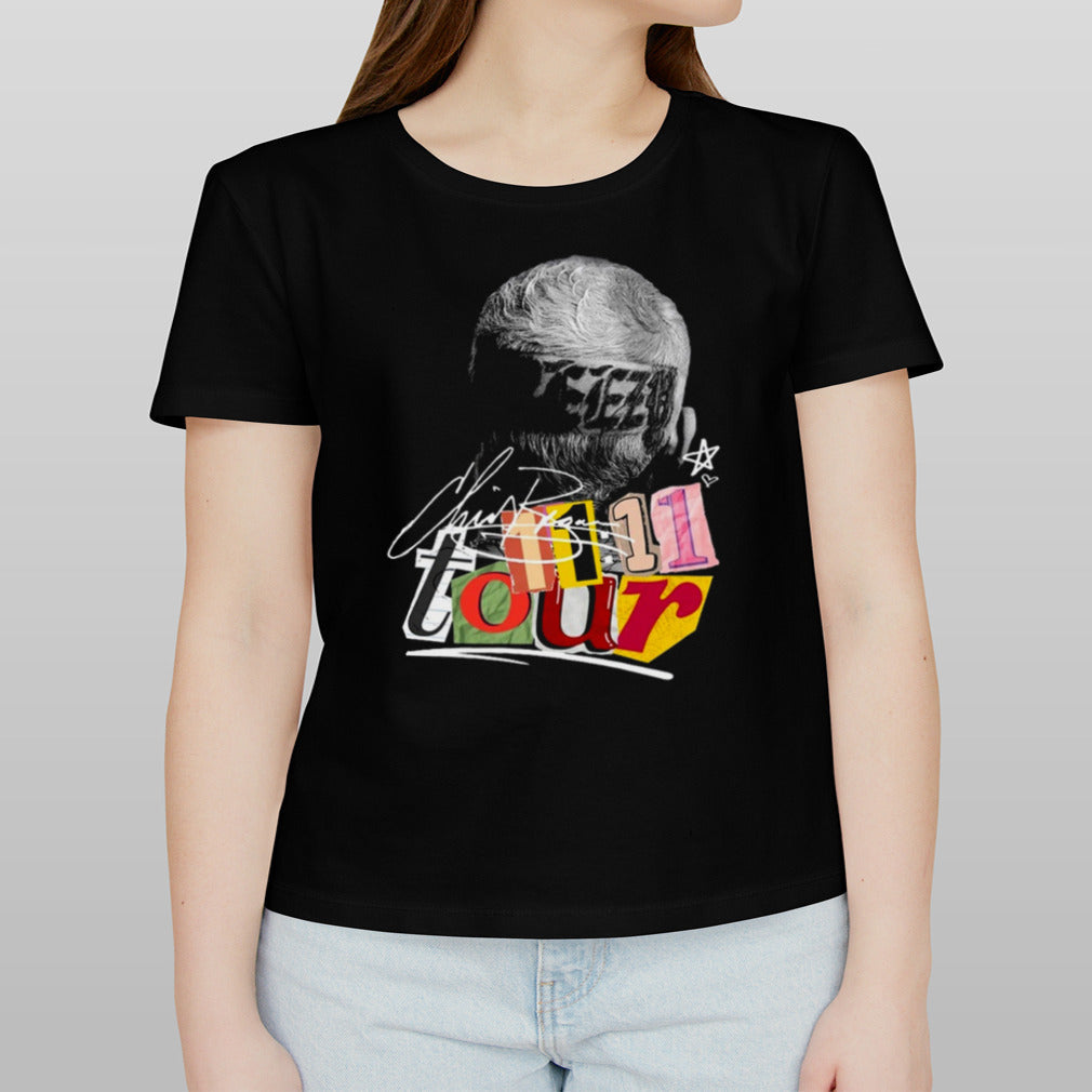 Chris Brown Shirt, Vintage Chris Brown 1111 Tour T Shirt