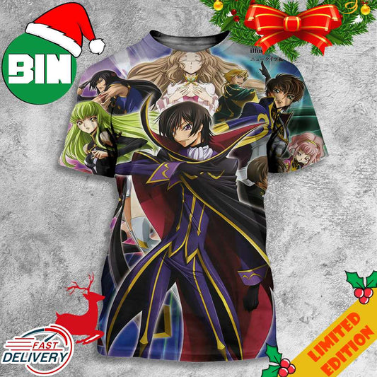 Code Geass Z Of The Recapture Anime Sequel New Inforamtion On December 18 2023 3D T-Shirts