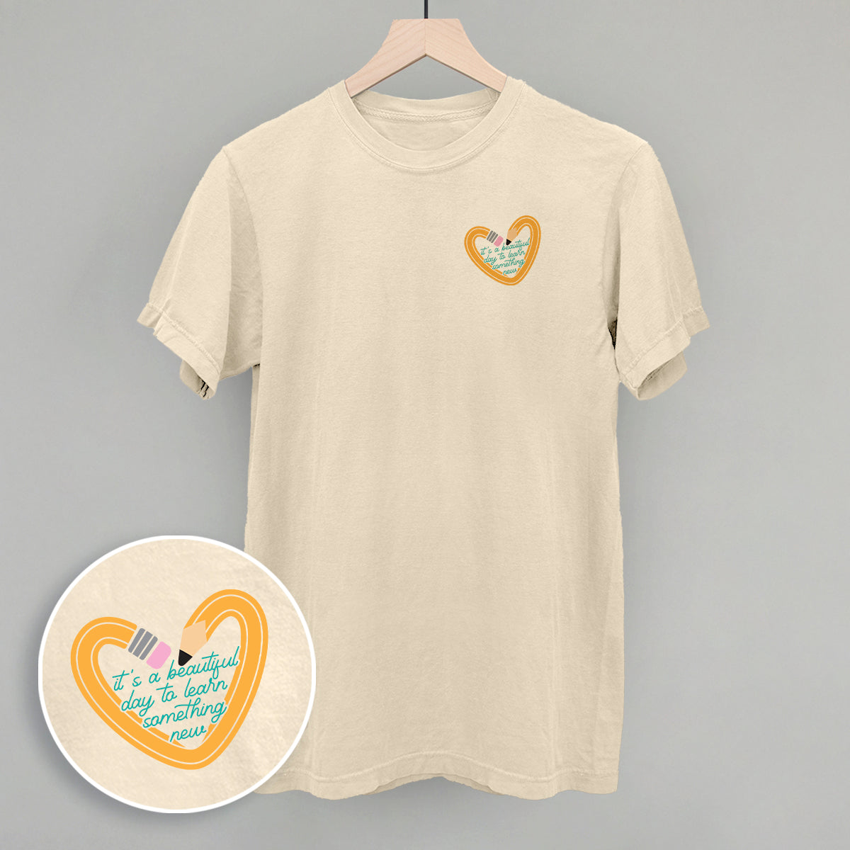 It's A Beautiful Day To Learn Something New (Left Chest)