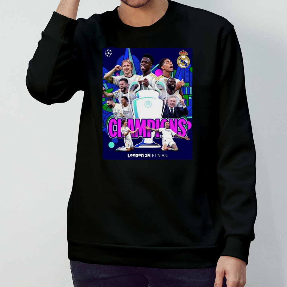Congrats Real Madrid 2024 Champions UEFA Champions League London 24 Final Unisex T-Shirt
