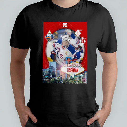 Congrats To Cole Eiserman On Being Selected 20th Overall By New York Islanders Unisex T Shirt