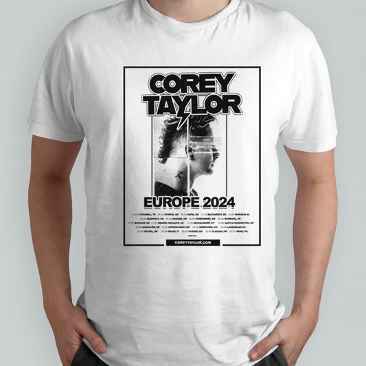 Corey Taylor Rock Tour Europe 2024 Start From May 26th At Istanbul Shirts