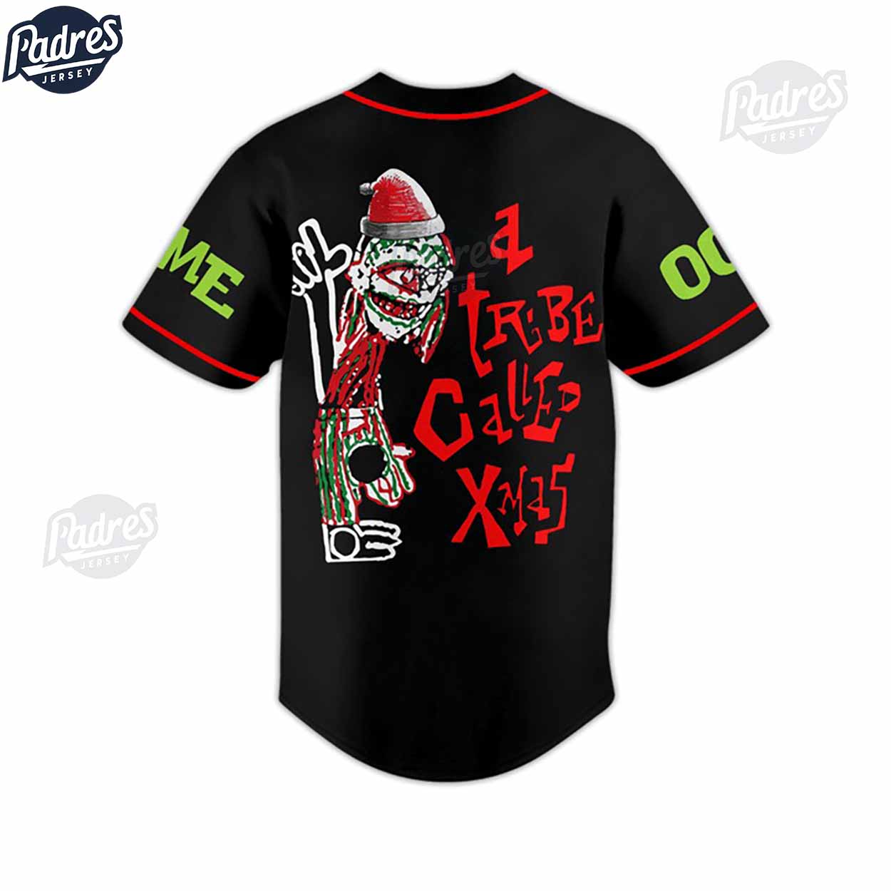 Custom A Tribe Called Quest ATCQ Christmas Baseball Jersey - Padres Jersey Oasis: Elevate Your Baseball Style Game
