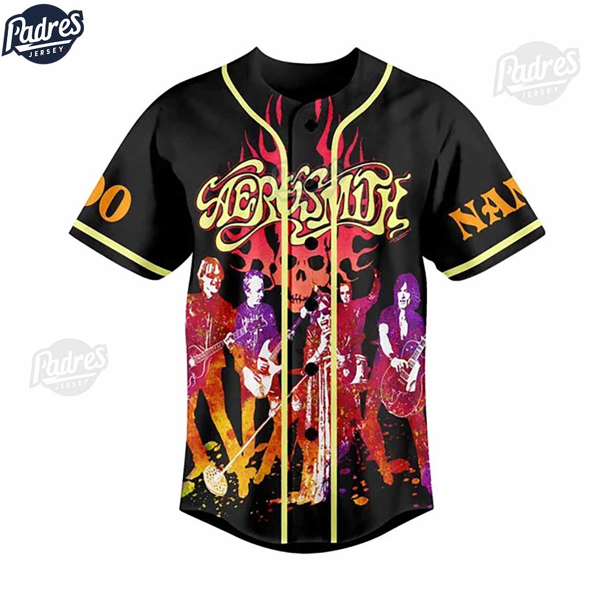 Custom Aerosmith End Of The Road Baseball Jersey - Padres Jersey Oasis: Elevate Your Baseball Style Game