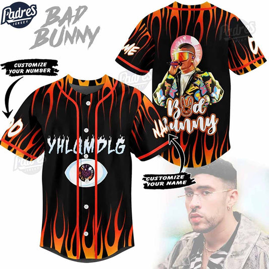 Custom Bad Bunny Yhlqmdlg Baseball Jersey - Padres Jersey Oasis: Elevate Your Baseball Style Game