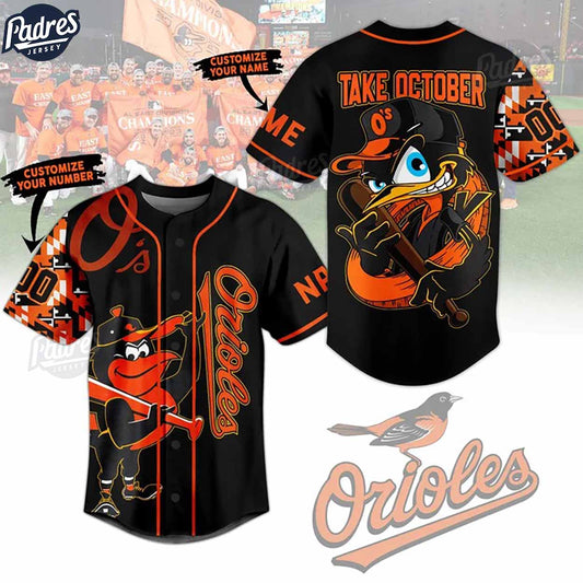 Custom Baltimore Orioles Take October Baseball Jersey - Padres Jersey Oasis: Elevate Your Baseball Style Game