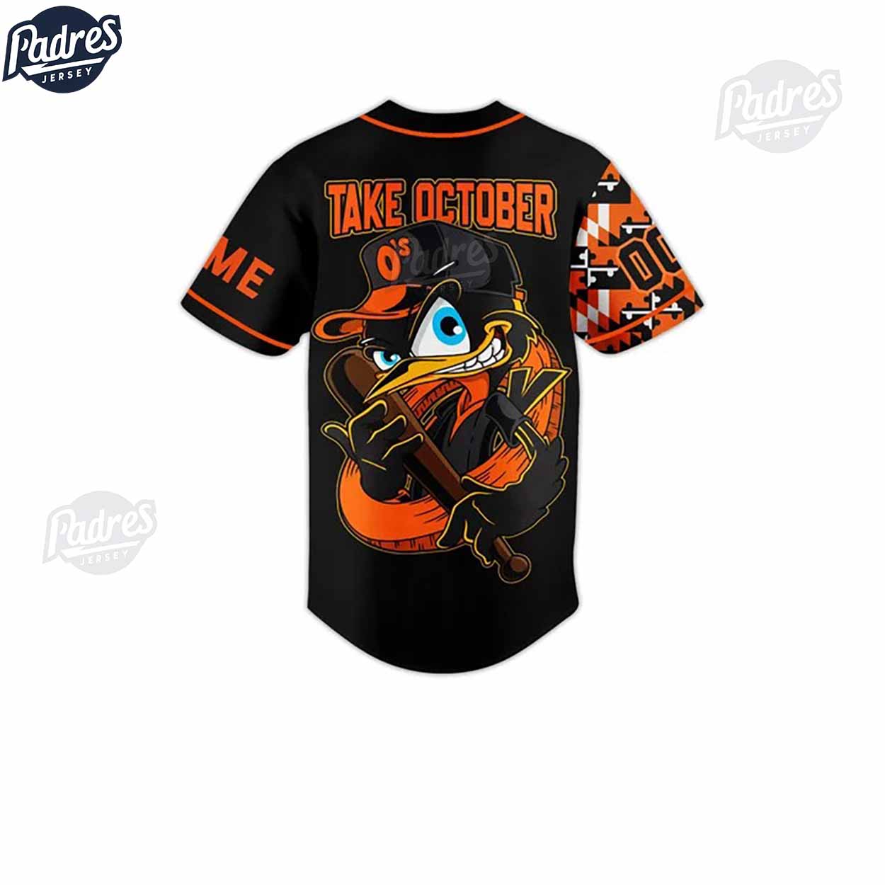 Custom Baltimore Orioles Take October Baseball Jersey - Padres Jersey Oasis: Elevate Your Baseball Style Game