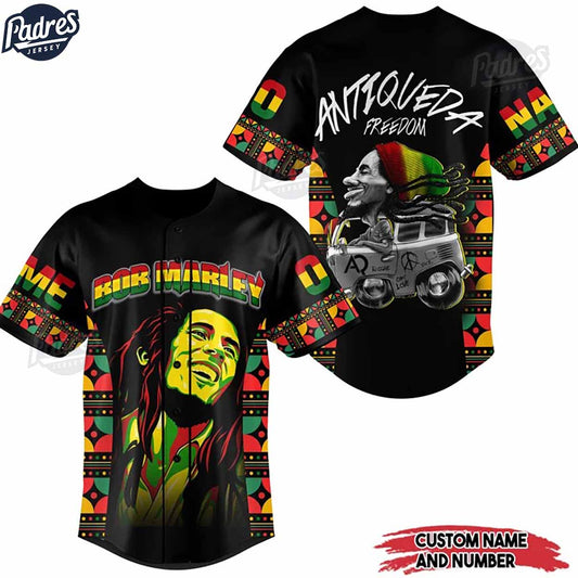 Custom Bob Marley Anti Overeda Freedom Baseball Jersey - Padres Jersey Oasis: Elevate Your Baseball Style Game