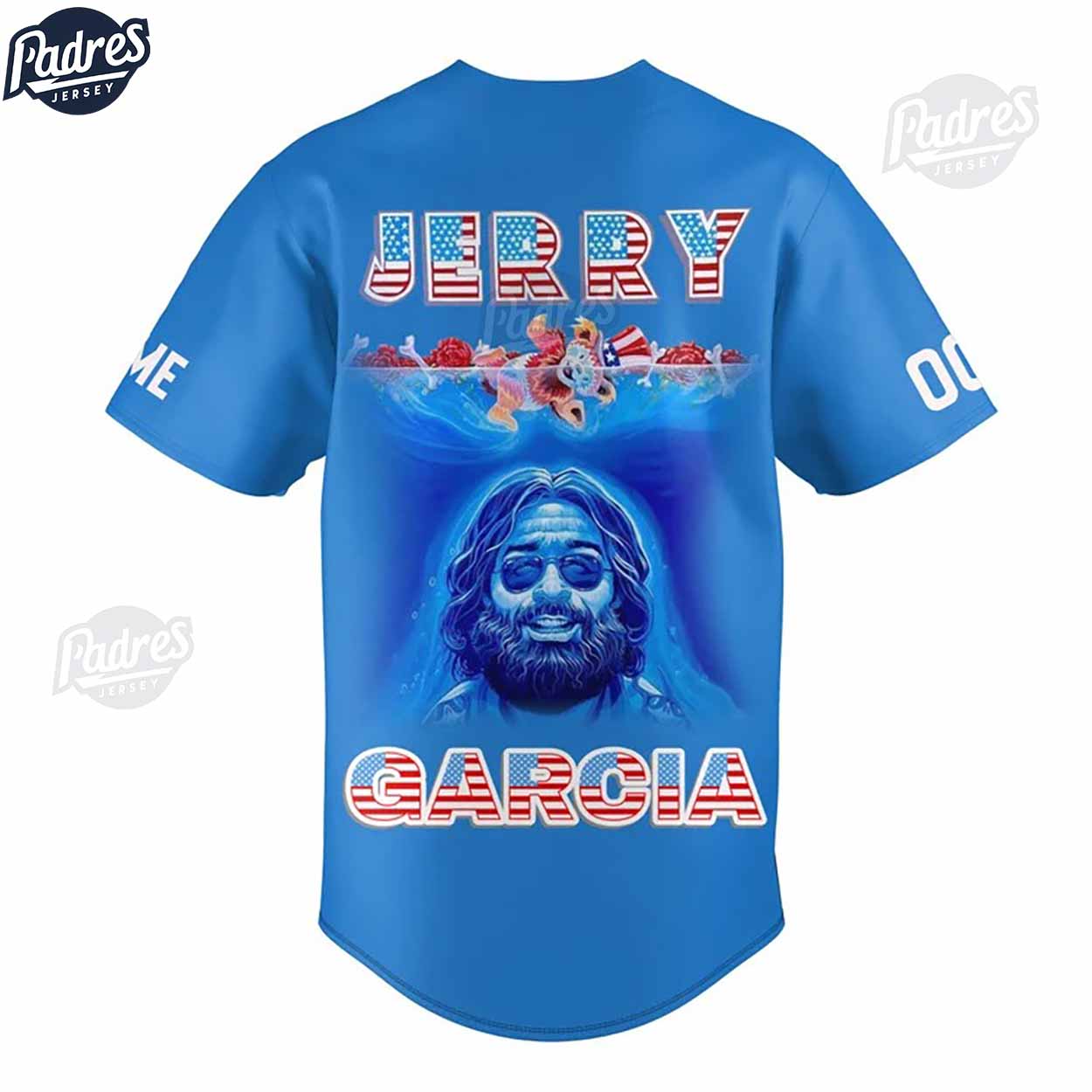 Custom Jerry Garcia American Baseball Jersey - Padres Jersey Oasis: Elevate Your Baseball Style Game