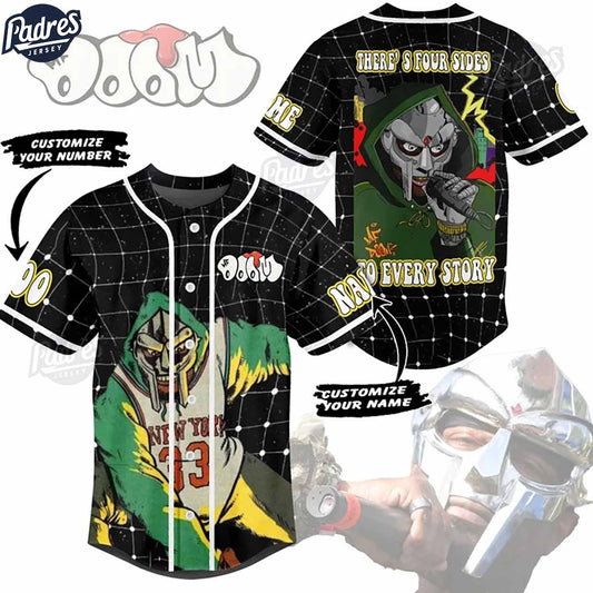 Custom MF Doom Baseball Jersey Style - Padres Jersey Oasis: Elevate Your Baseball Style Game