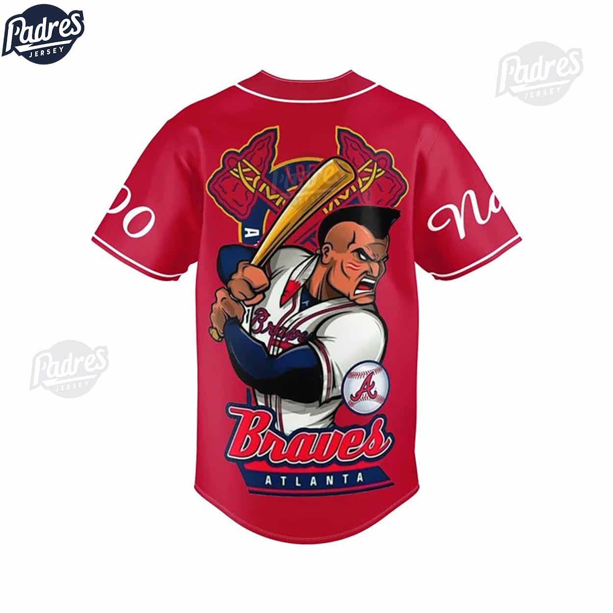 Custom MLB Atlanta Braves Baseball Jersey Style - Padres Jersey Oasis: Elevate Your Baseball Style Game
