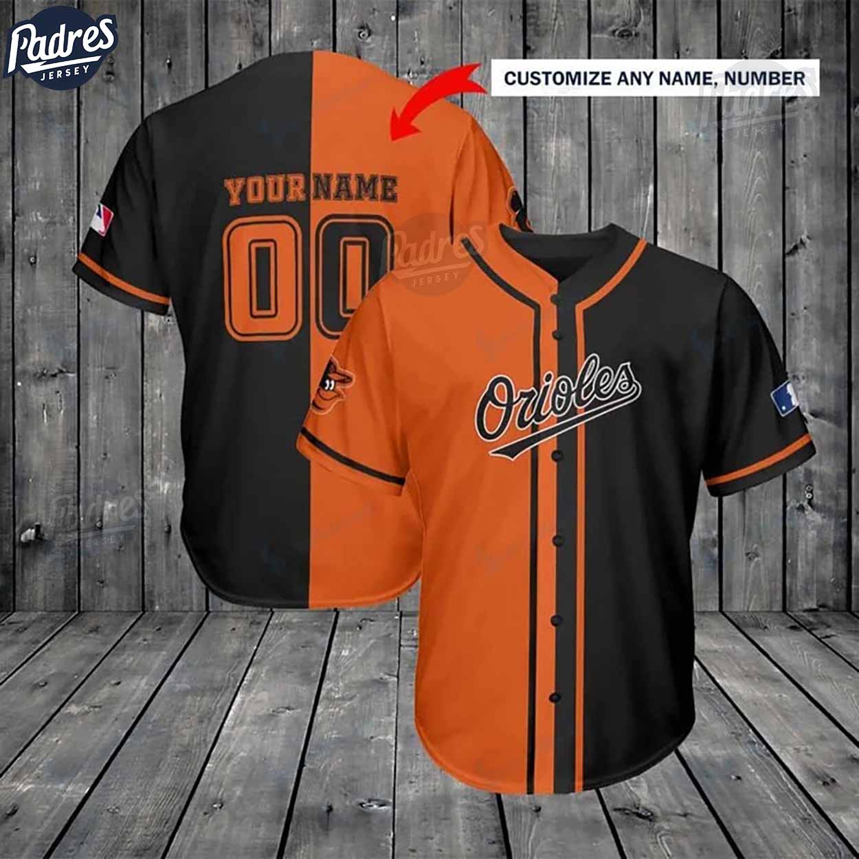 Custom MLB Baltimore Orioles Baseball Jersey Style - Padres Jersey Oasis: Elevate Your Baseball Style Game