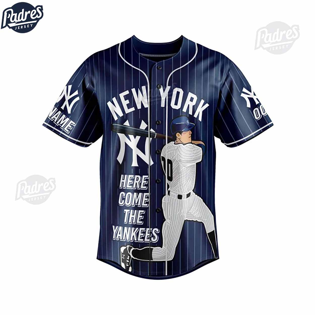 Custom MLB New York Yankees Baseball Jersey Style - Padres Jersey Oasis: Elevate Your Baseball Style Game