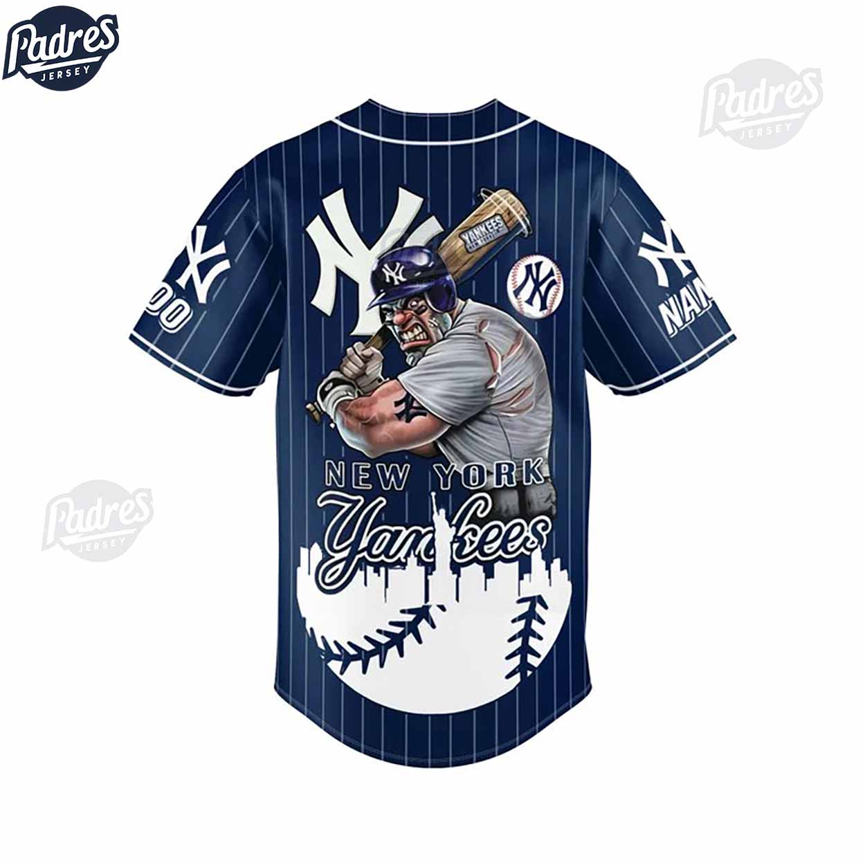 Custom MLB New York Yankees Baseball Jersey Style - Padres Jersey Oasis: Elevate Your Baseball Style Game