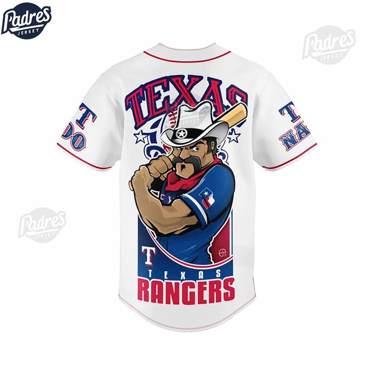 Custom MLB Texas Rangers Baseball Jersey Style - Padres Jersey Oasis: Elevate Your Baseball Style Game