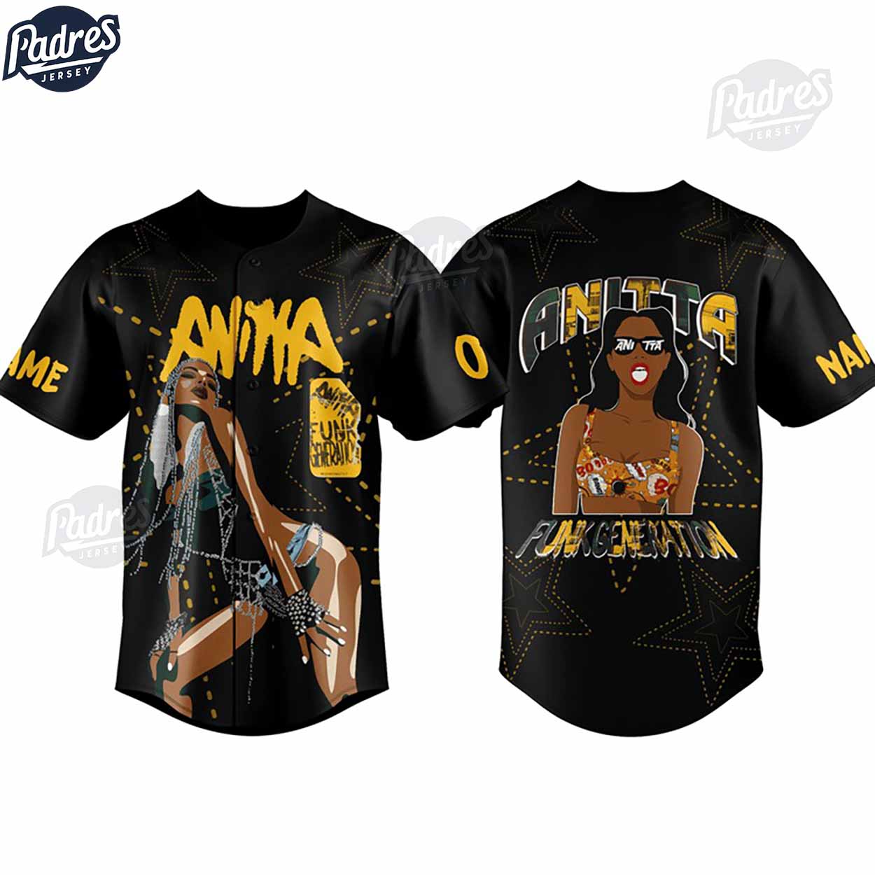 Custom Music Anita Baseball Jersey Style - Padres Jersey Oasis: Elevate Your Baseball Style Game