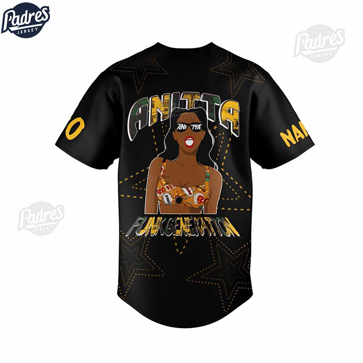 Custom Music Anita Baseball Jersey Style - Padres Jersey Oasis: Elevate Your Baseball Style Game